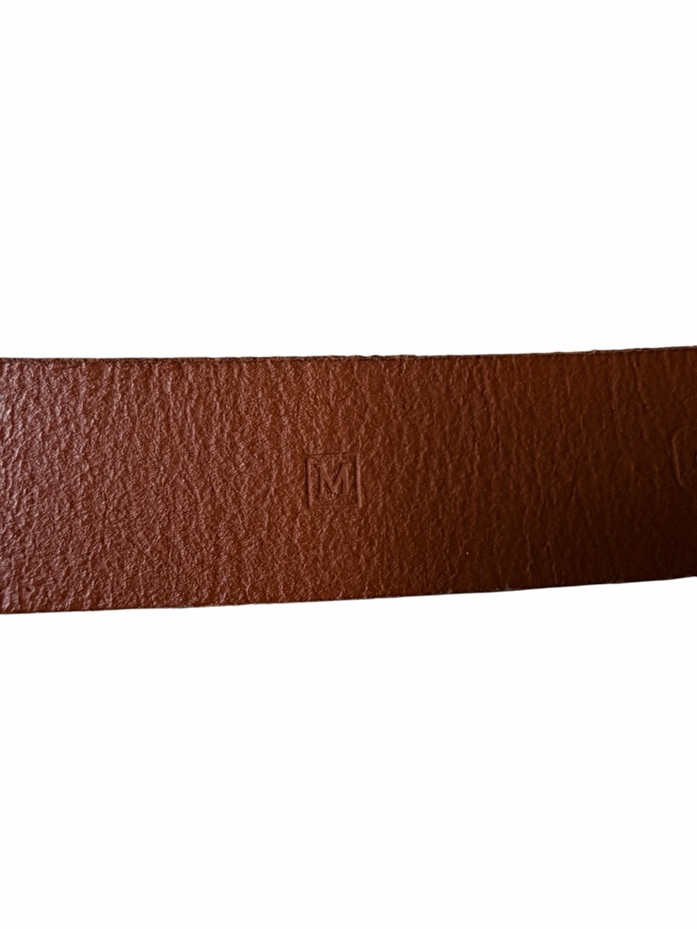 Fossil Ladies Leather Casual Belt with Retro Floral Advert Motif, Medium 35”-37” - Picture 6 of 11